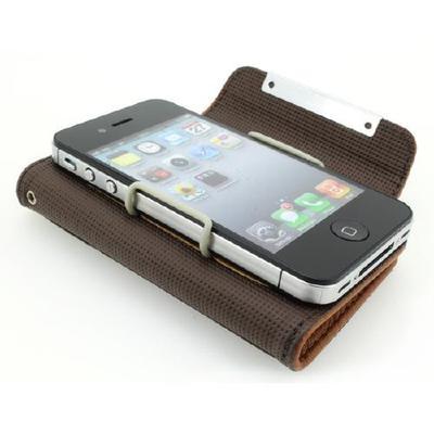 工厂直销iPhone 4 4S手机壳保护皮套商务左右翻 苹果4带挂绳-李小玲的图片-企博网职业博客